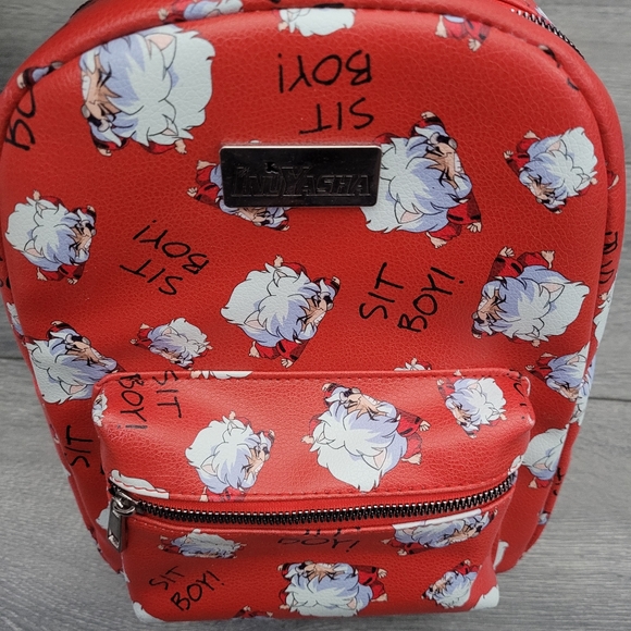 InuYasha Sit boy Mini Backpack Bioworld Anime - Picture 2 of 8